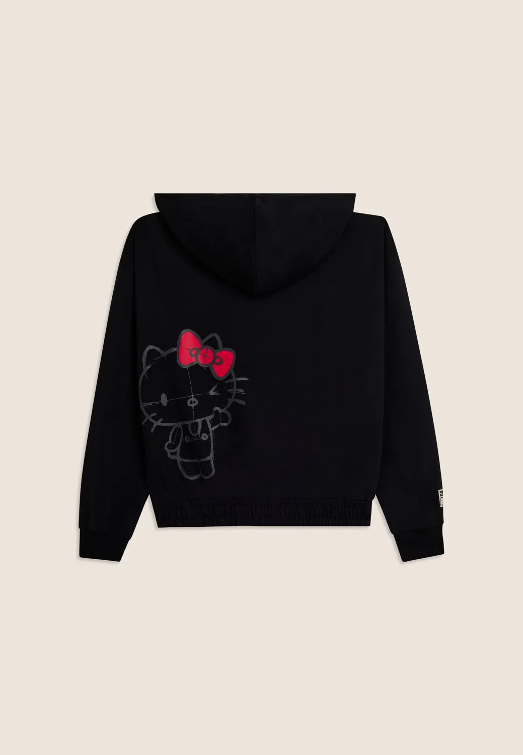 Freddy Hello Kitty Hoodie Schwarz mit Zip