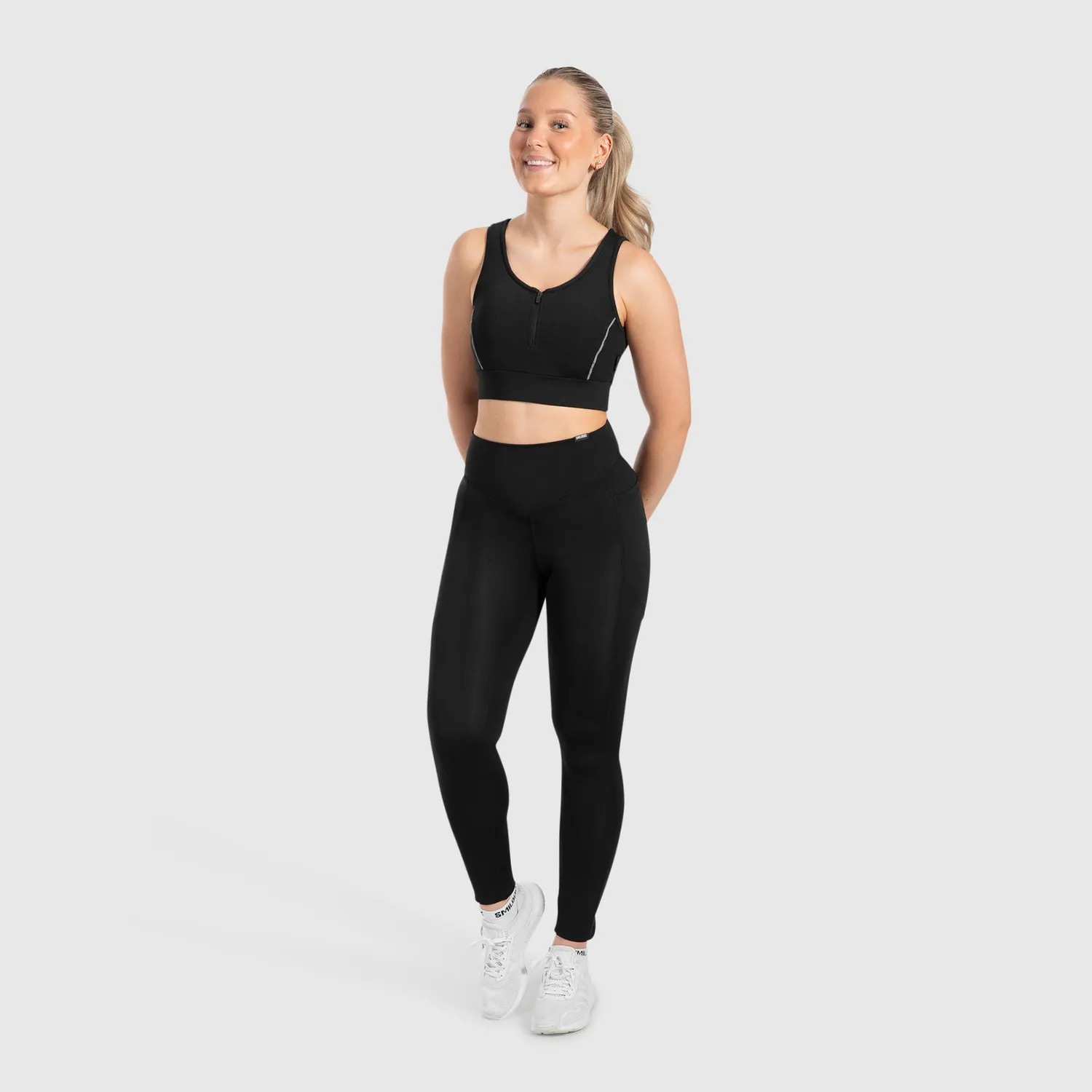Smilodox Amaze Pro Leticia Leggings Schwarz Taschen