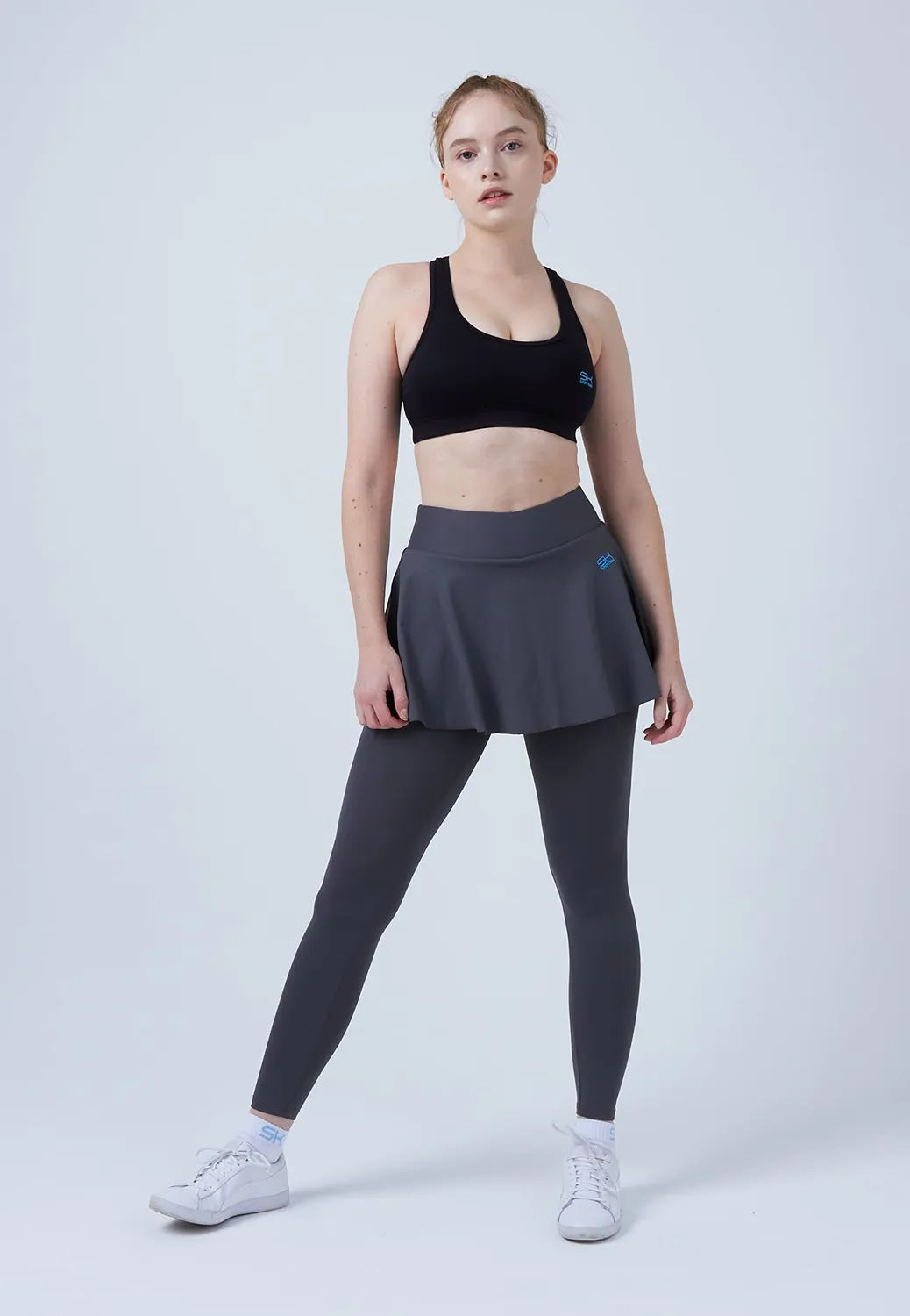 SPORTKIND Advantage Tennisrock Leggings lang Ballgürtel