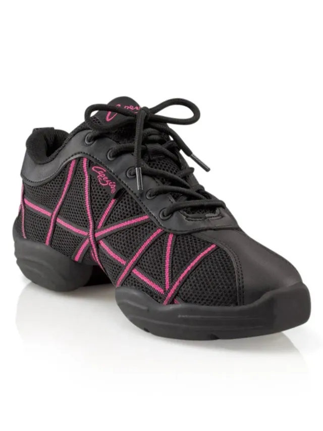 Capezio Web DS19 Dansneaker Schwarz atmungsaktiv