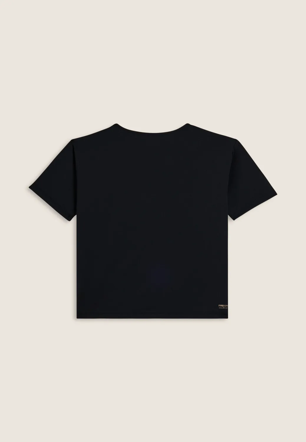 Freddy Mood Up Cropped T-Shirt Navy weite Ärmel