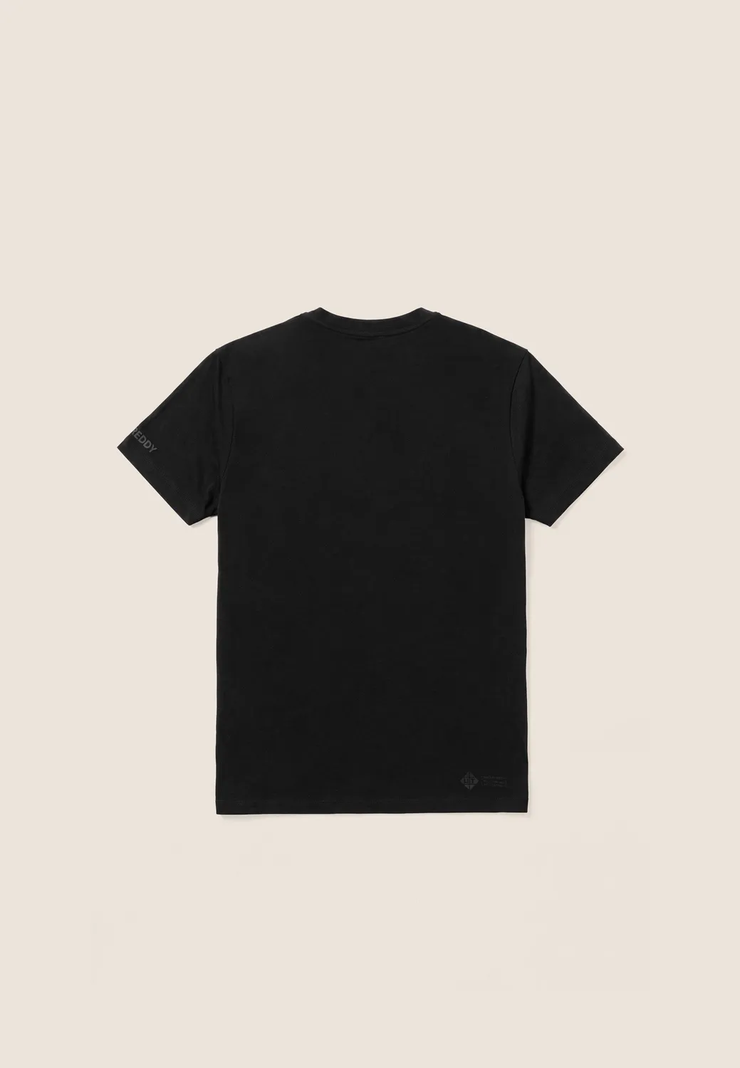 Freddy T-Shirt Herren Baumwolle schwarz Gummi-Print regular