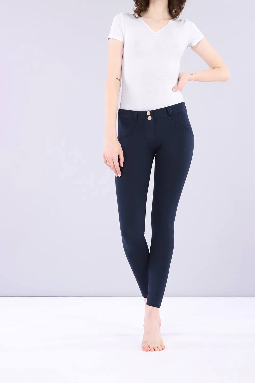 Freddy WR.UP Super Skinny Push-up Hose Night Blue Regular