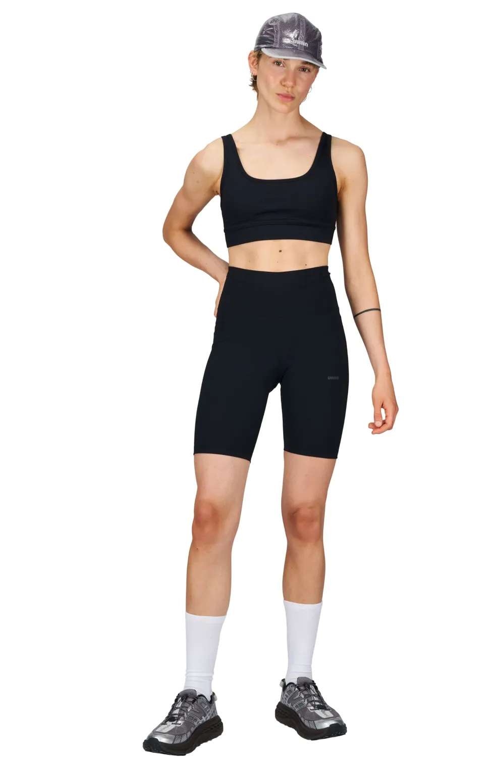 UNNA Good Place Bra Sport-BH Schwarz mittlerer Halt