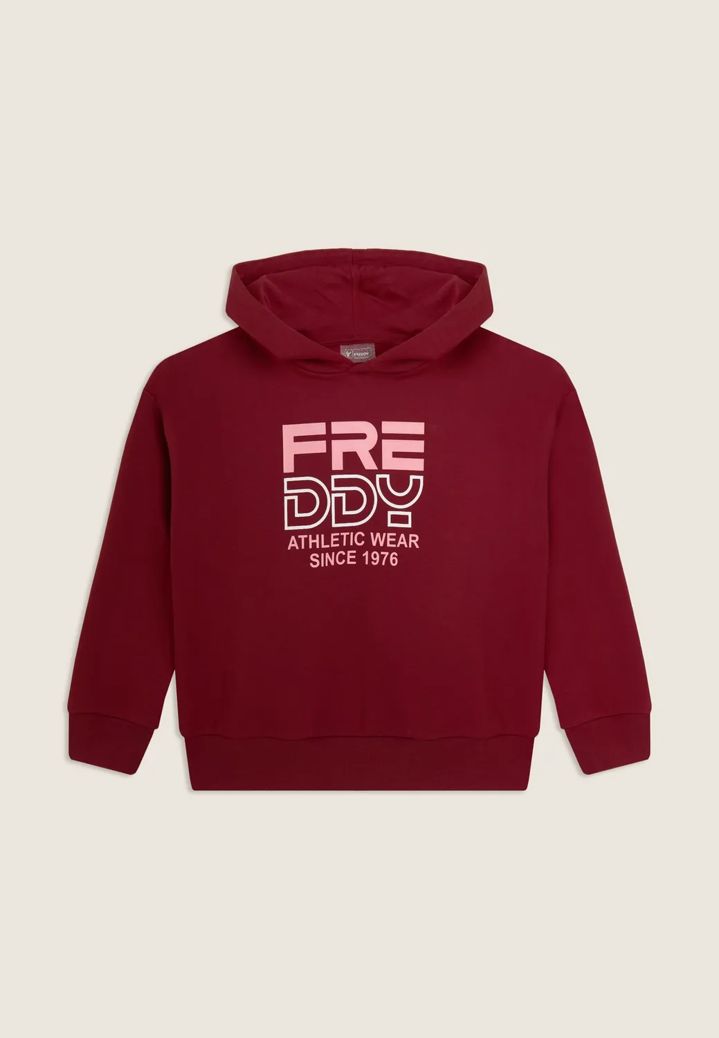 Freddy Junior Comfort Maxi Logo Hoodie Schwarz Baumwolle