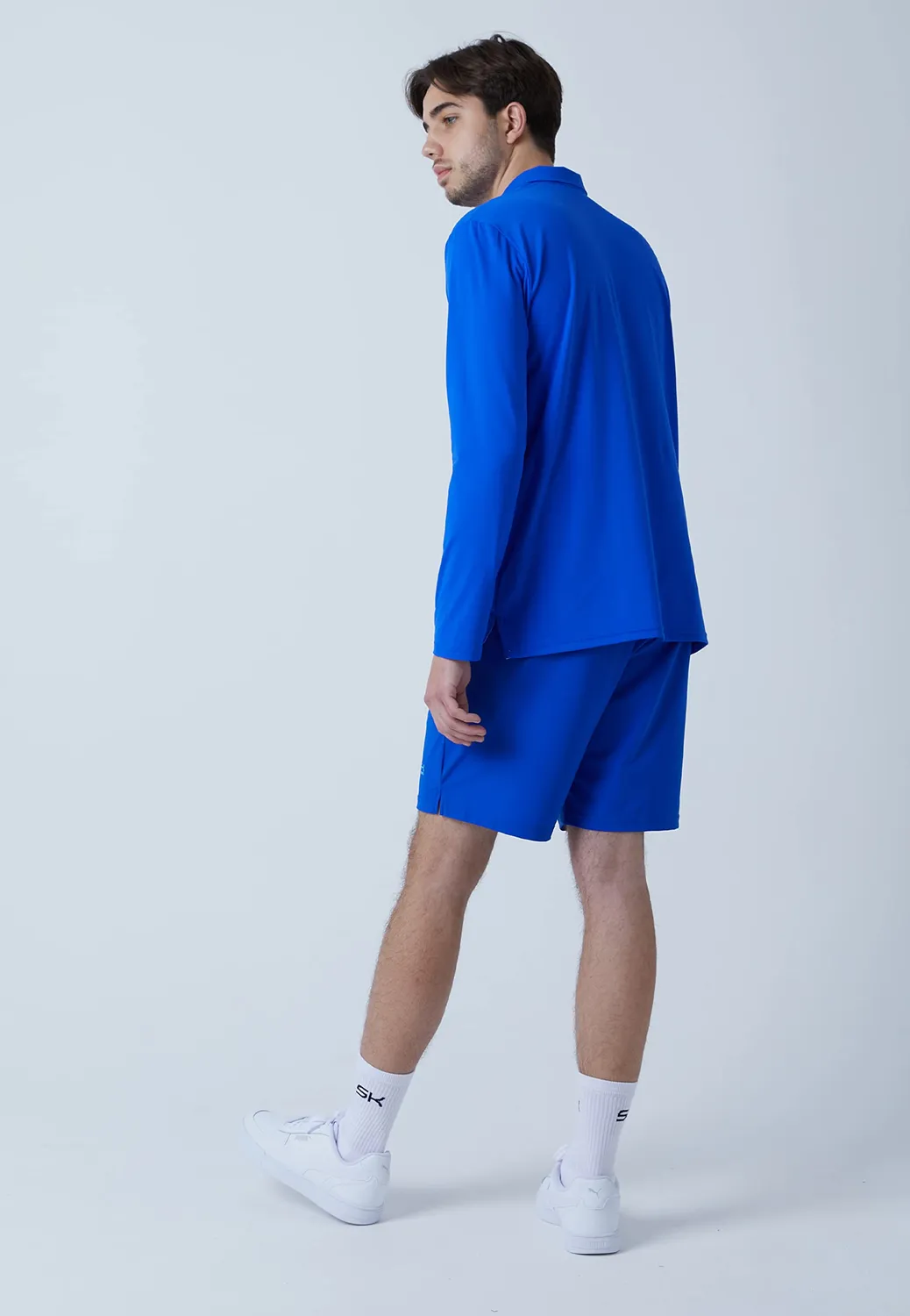 SPORTKIND Tennis Poloshirt Langarm Herren atmungsaktiv