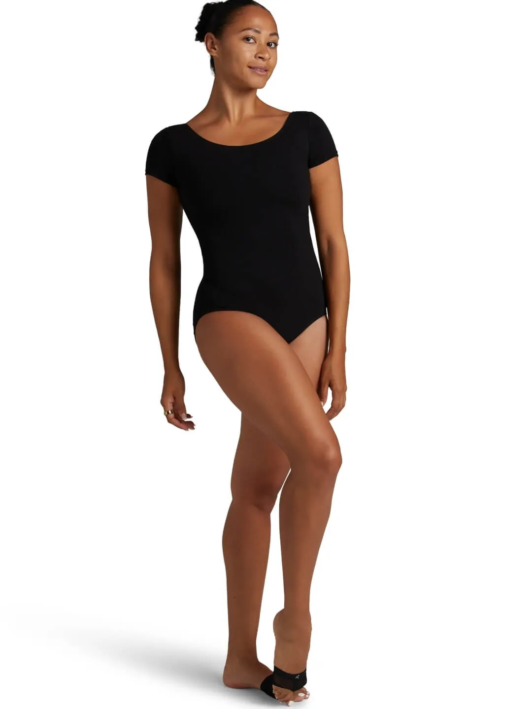 Capezio footUndeez H07D Füßlinge Schwarz L Sohle