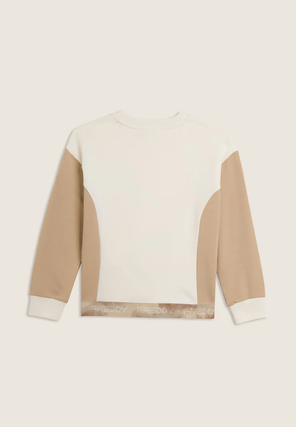 Freddy Junior Girocollo Comfort Sweatshirt buttercream