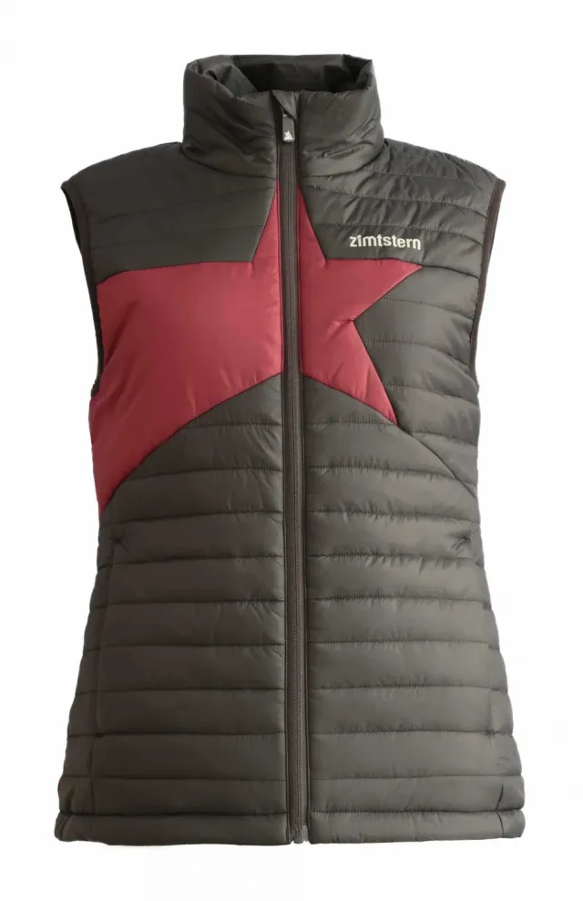 Zimtstern Astraz Evo Padded Vest Wmns Steppweste Damen isoliert