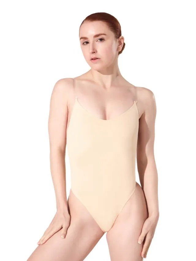 Capezio 3532 Camisole Ballettanzug Schwarz verstellbar