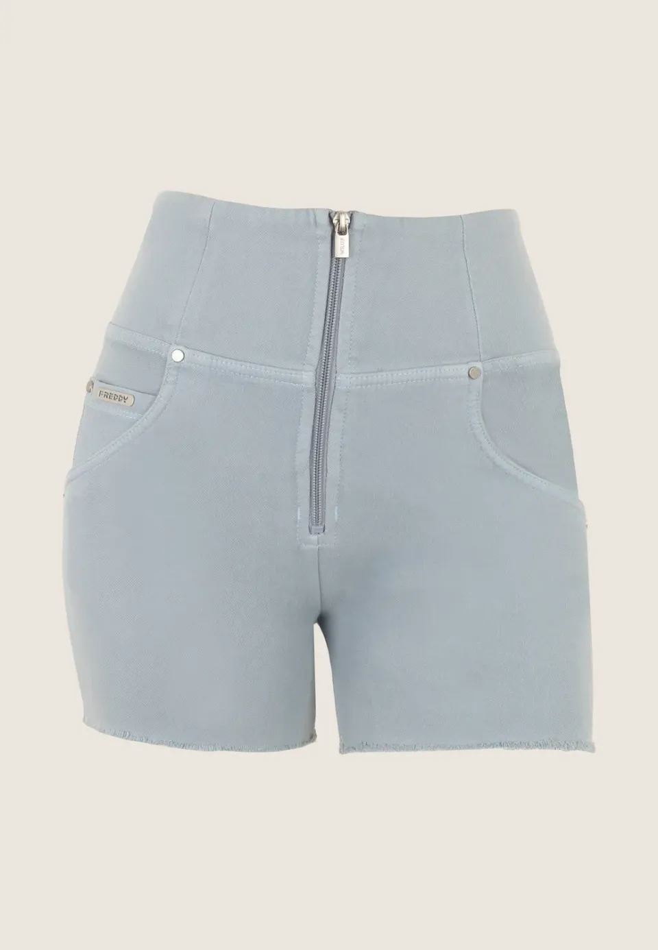 Freddy WR.UP Shorts Damen Blue Fog hoher Bund