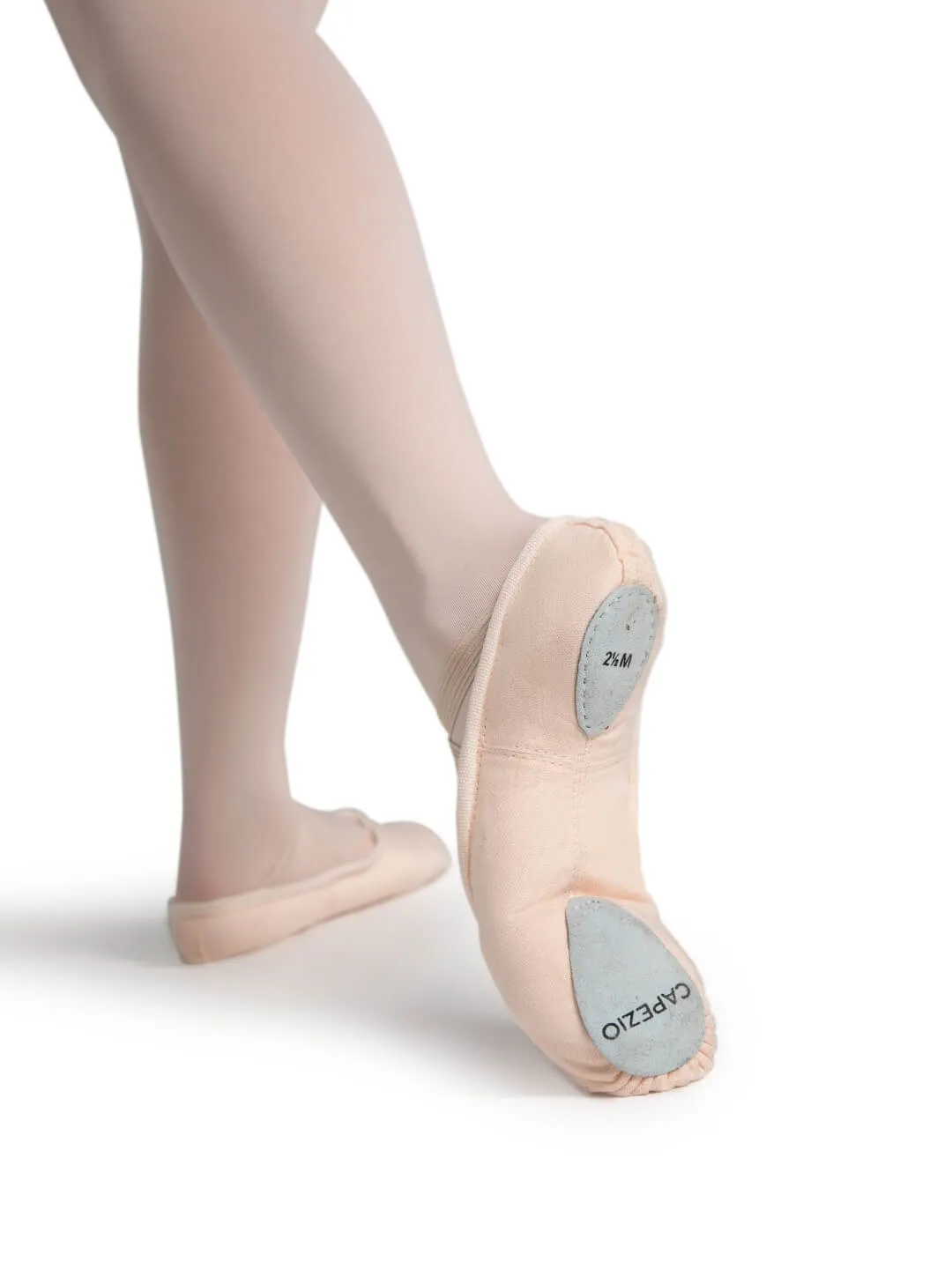Capezio Cobra Ballettschuhe Kinder Hellrosa Canvas