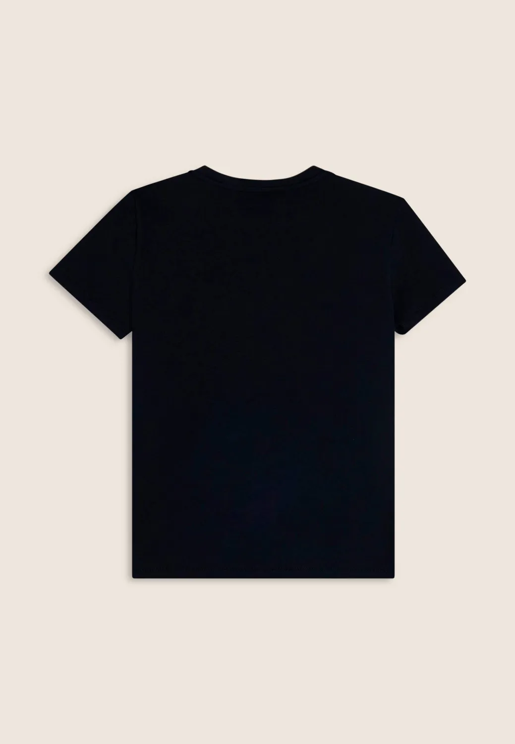 Freddy Damen T-Shirt Baumwolle-Stretch Schwarz Rundhals