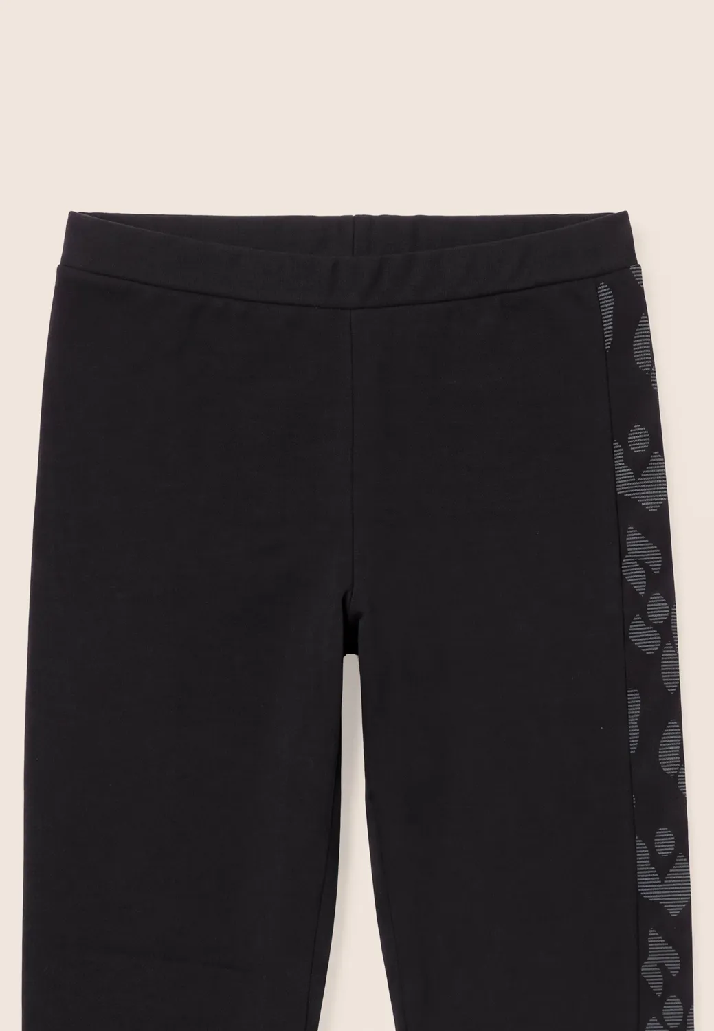 Freddy Training Leggings 7/8 Damen Schwarz Leo-Einsatz