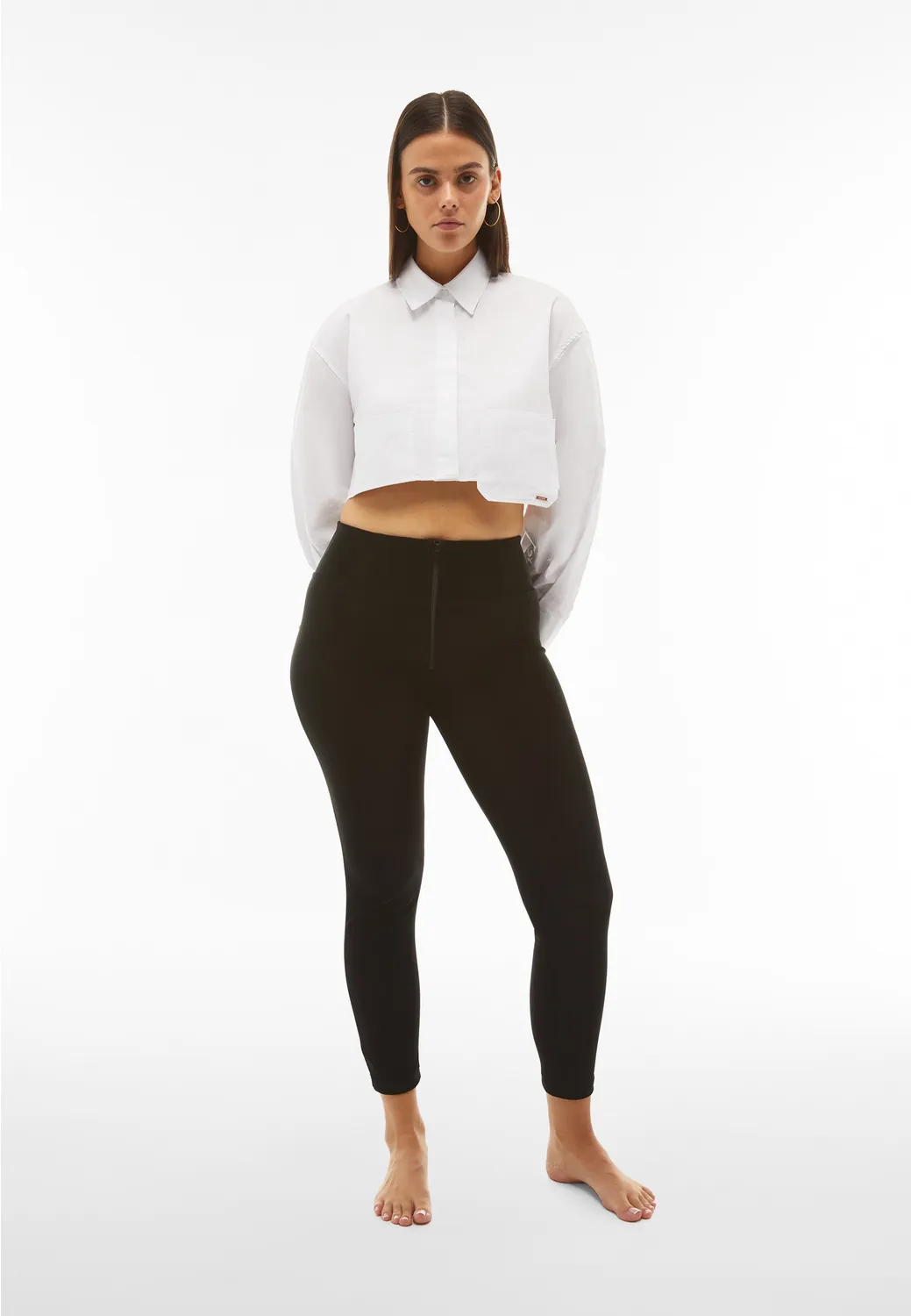 Freddy WR.UP Superskinny Kunstleder-Leggings Demitasse Wet-Look