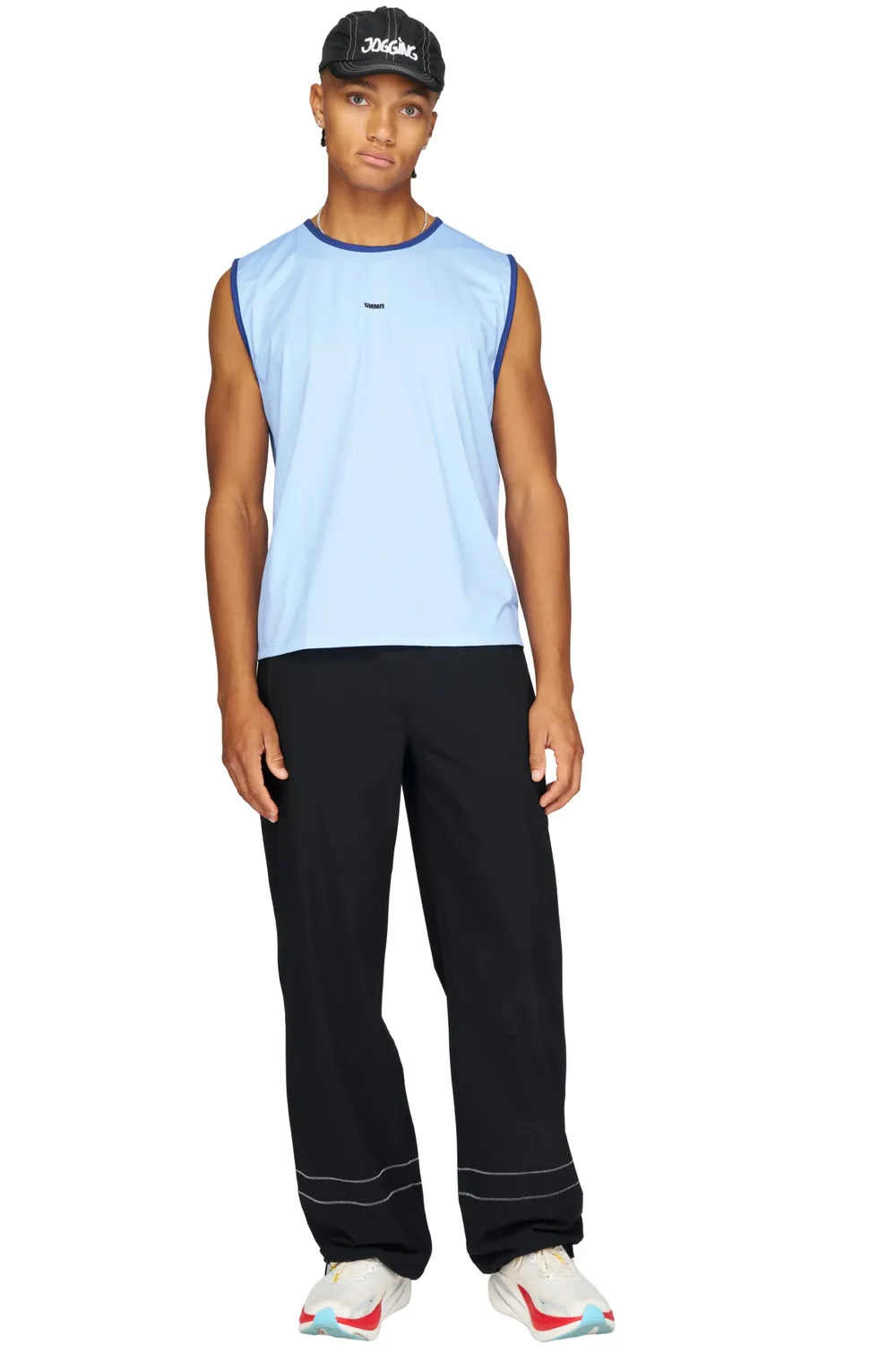 UNNA Light Tank Tanktop Herren Serenity Blue elastisch