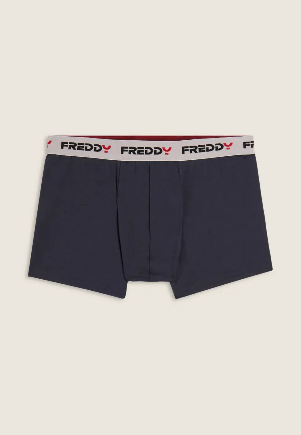 Freddy Jacquard Boxer Herren Blu Navy kurzer Schnitt Baumwolle