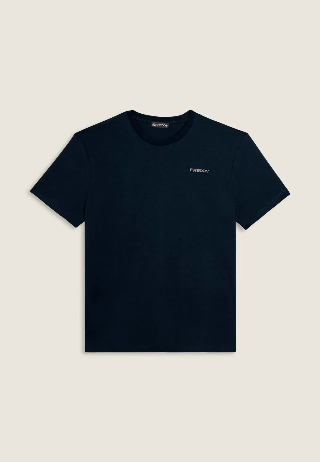 Freddy Basic T-Shirt Herren Baumwolle Dunkelblau Logo