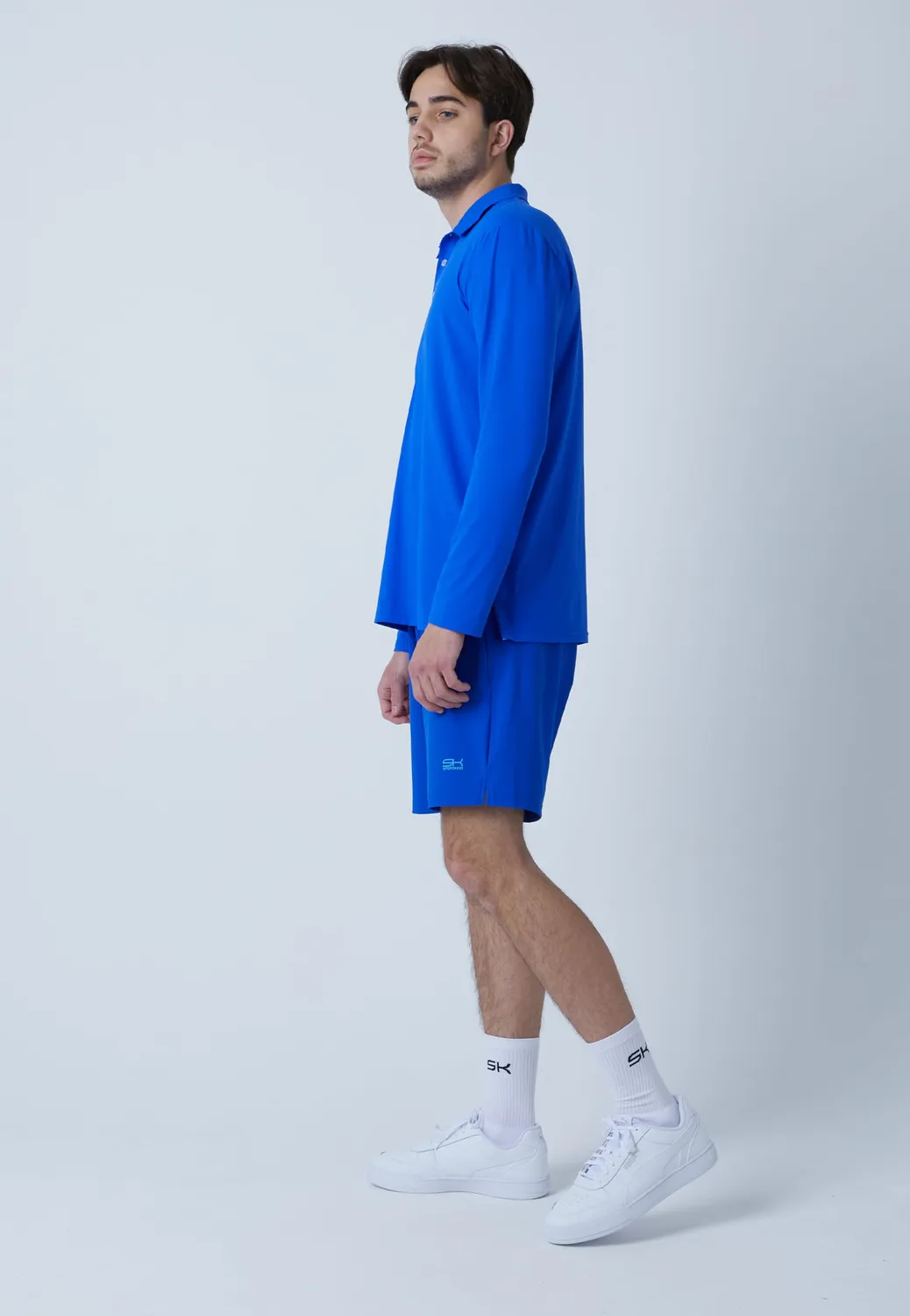 SPORTKIND Tennis Poloshirt Langarm Herren atmungsaktiv