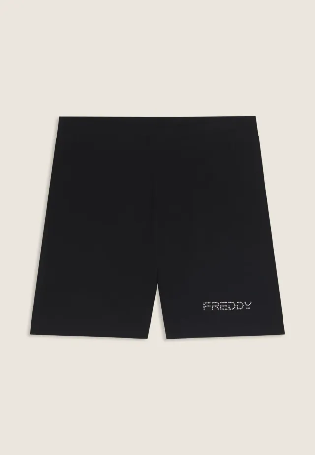 Freddy Leggings Shorts Heavy Jersey Schwarz