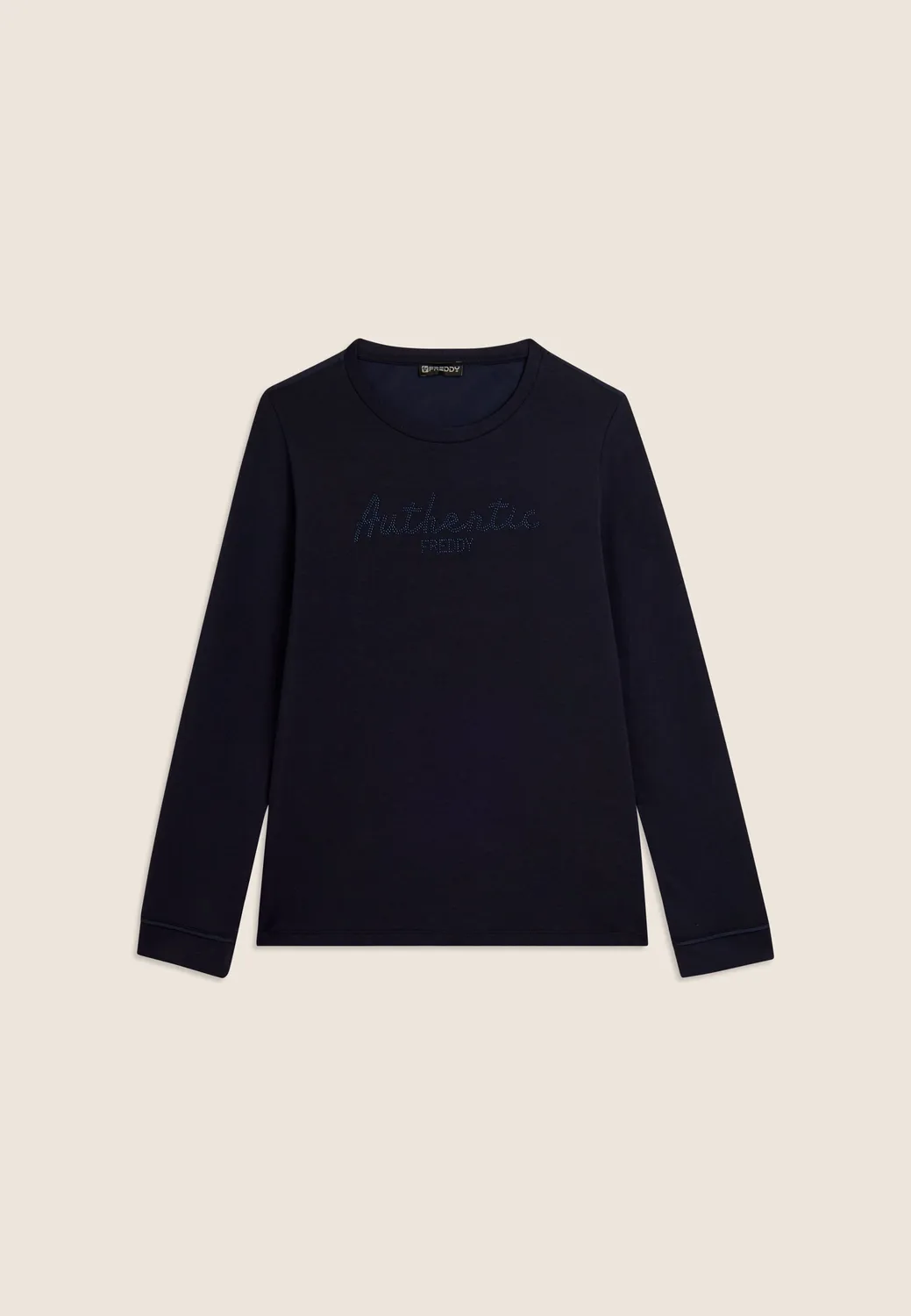 Freddy Authentic Sweatshirt Strass Dunkelblau