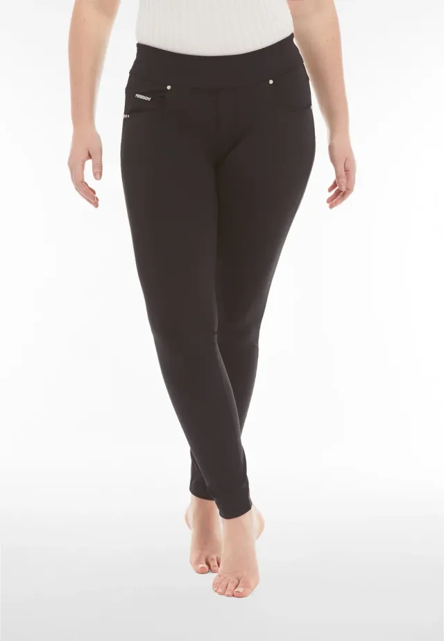 Freddy N.O.W. Slim Hose Schwarz Mittlere Taille