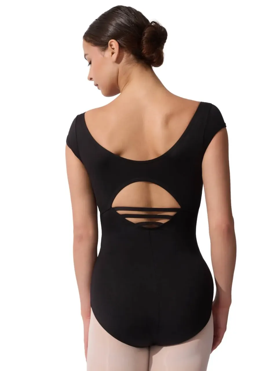 Capezio Studio Collection SE1024W Body Schwarz Hoher Kragen