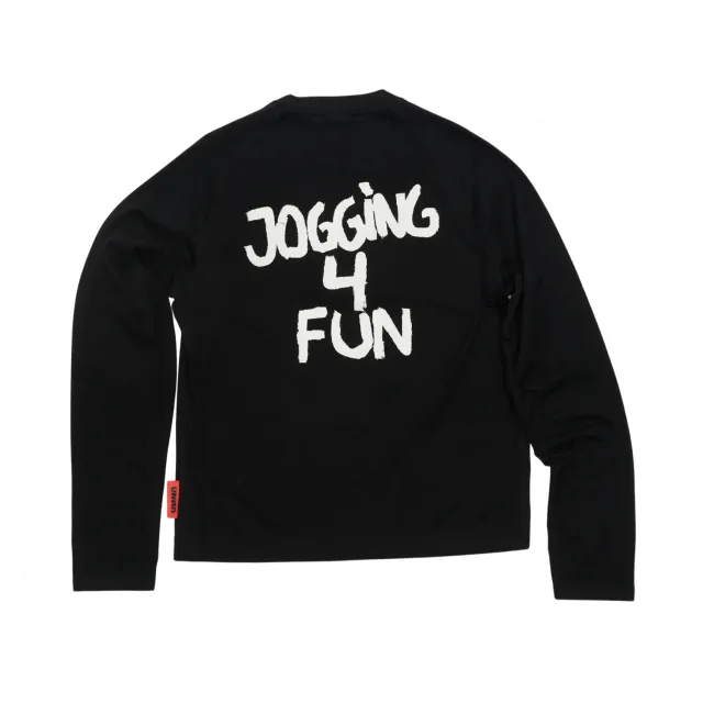 UNNA Jogging 4 Fun LS Langarmshirt Herren Schwarz