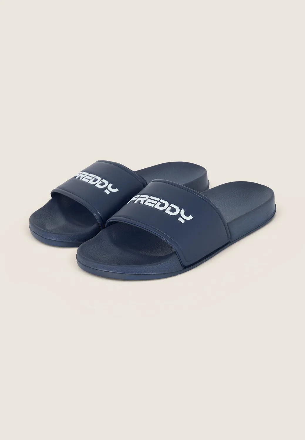 Freddy Maxi Logo Slides Damen Navy