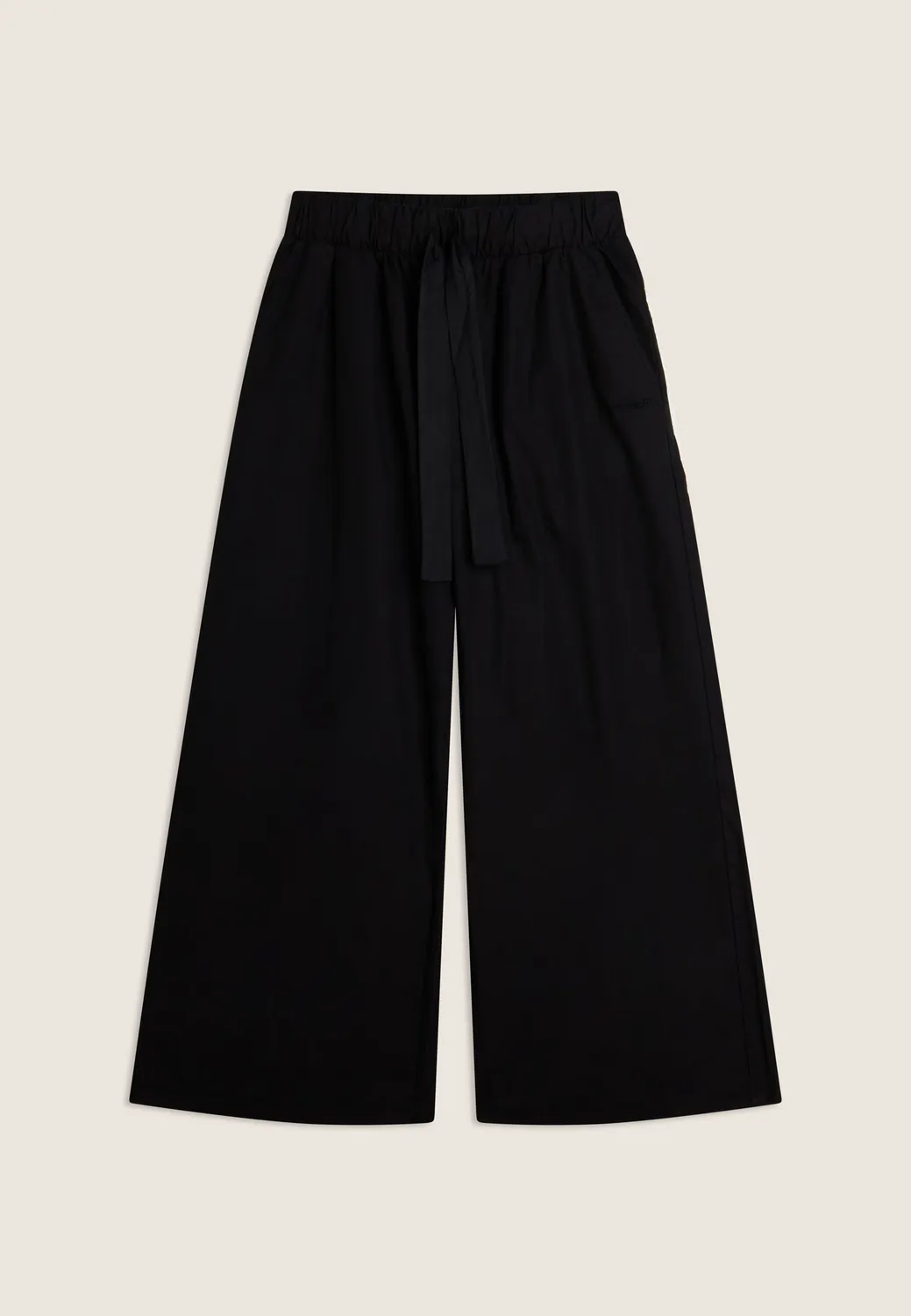 Freddy Wide Leg Sporthose Damen Dunkelblau Baumwolle