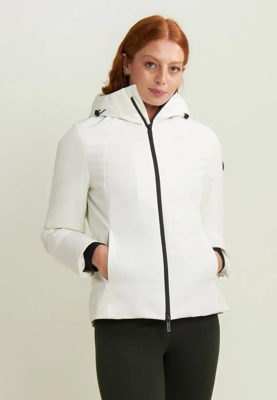 Freddy Winter Windjacke Kapuze Schwarz Wasserdicht