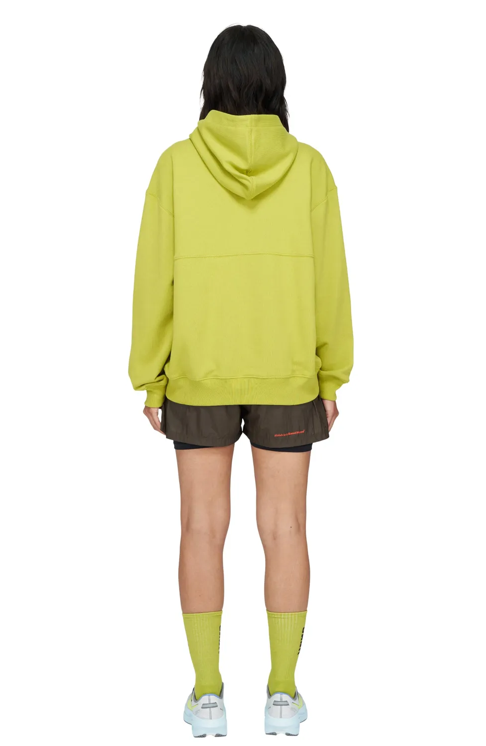 UNNA Slow Motion Hoodie W Golden Green Bio-Baumwolle