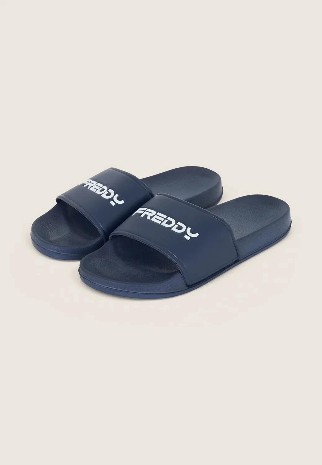 Freddy Slider Herren Navy Maxi-Logo Rutschfest