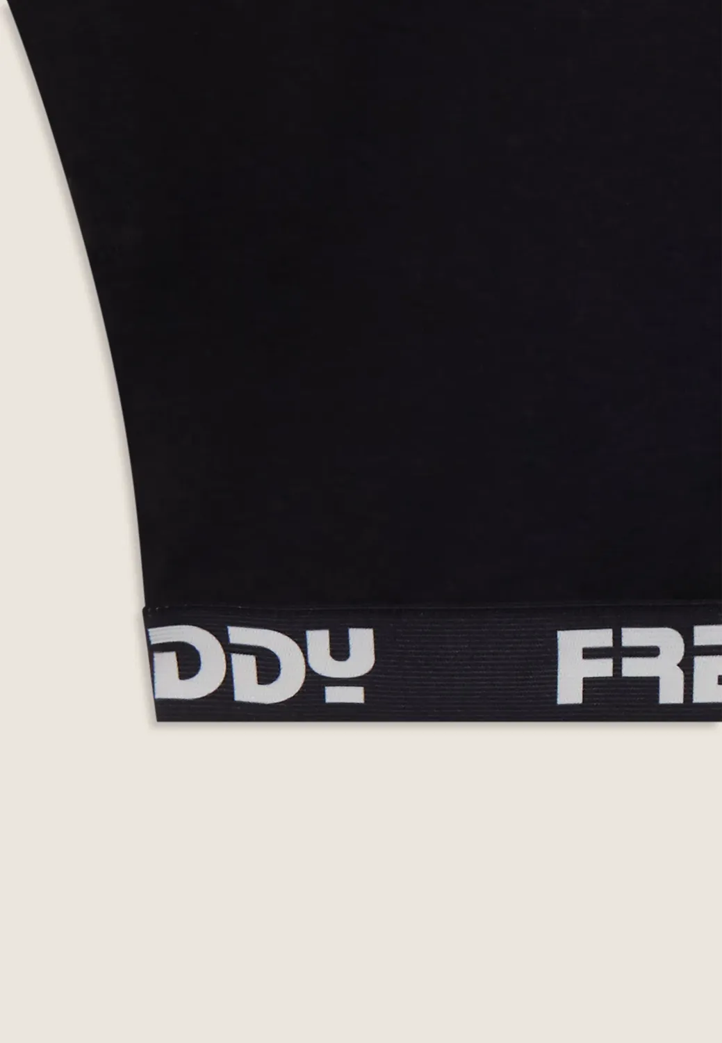 Freddy Cropped Top Mädchen Schwarz ärmellos