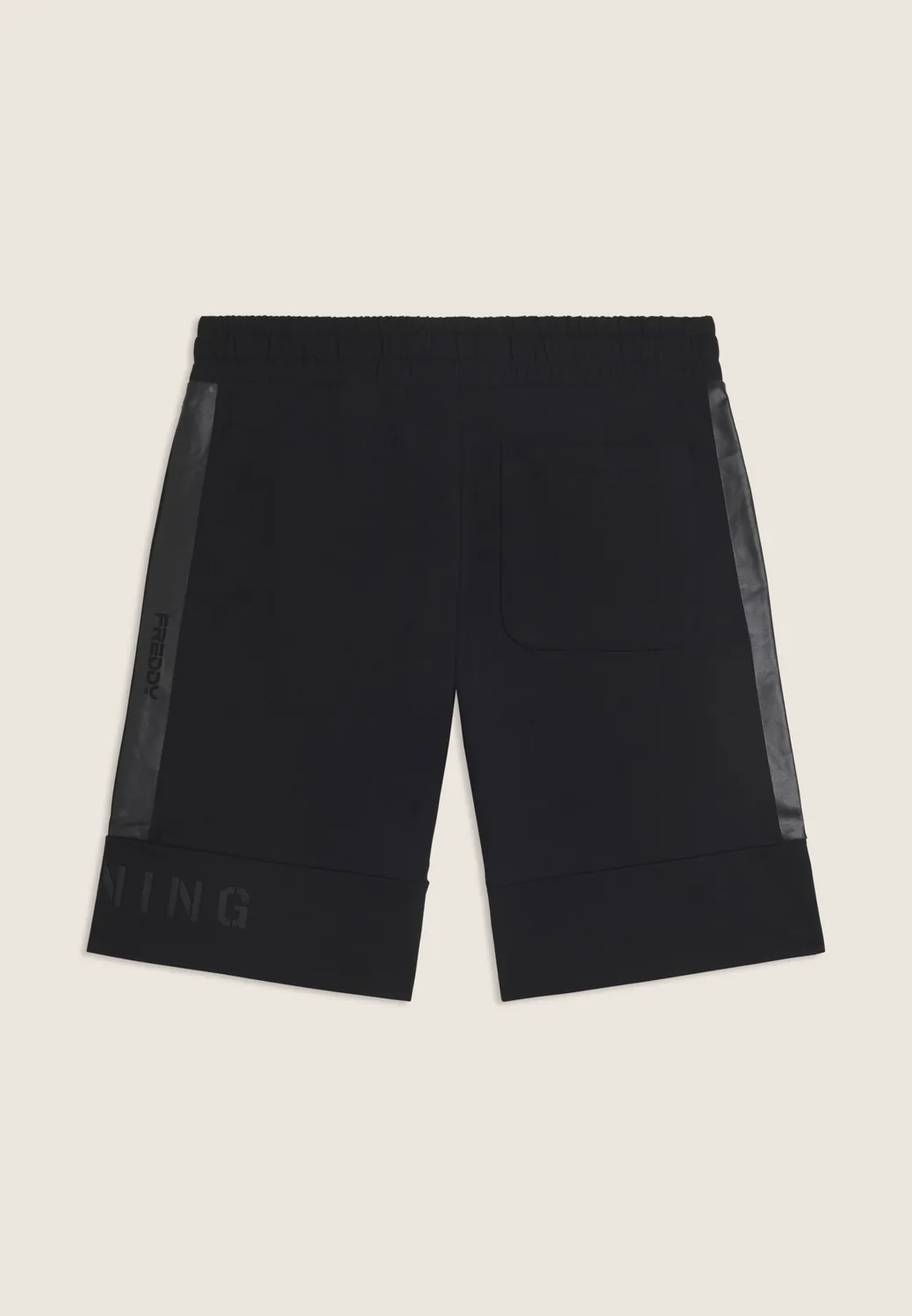 Freddy Training Shorts Herren Schwarz Knie Taschen