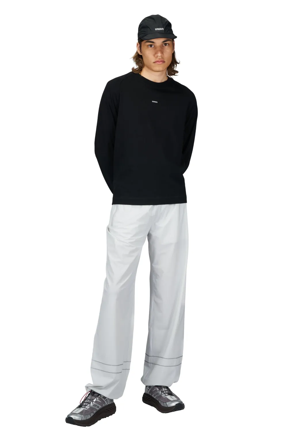 UNNA Everywhere Pants Wide Ghost White weit