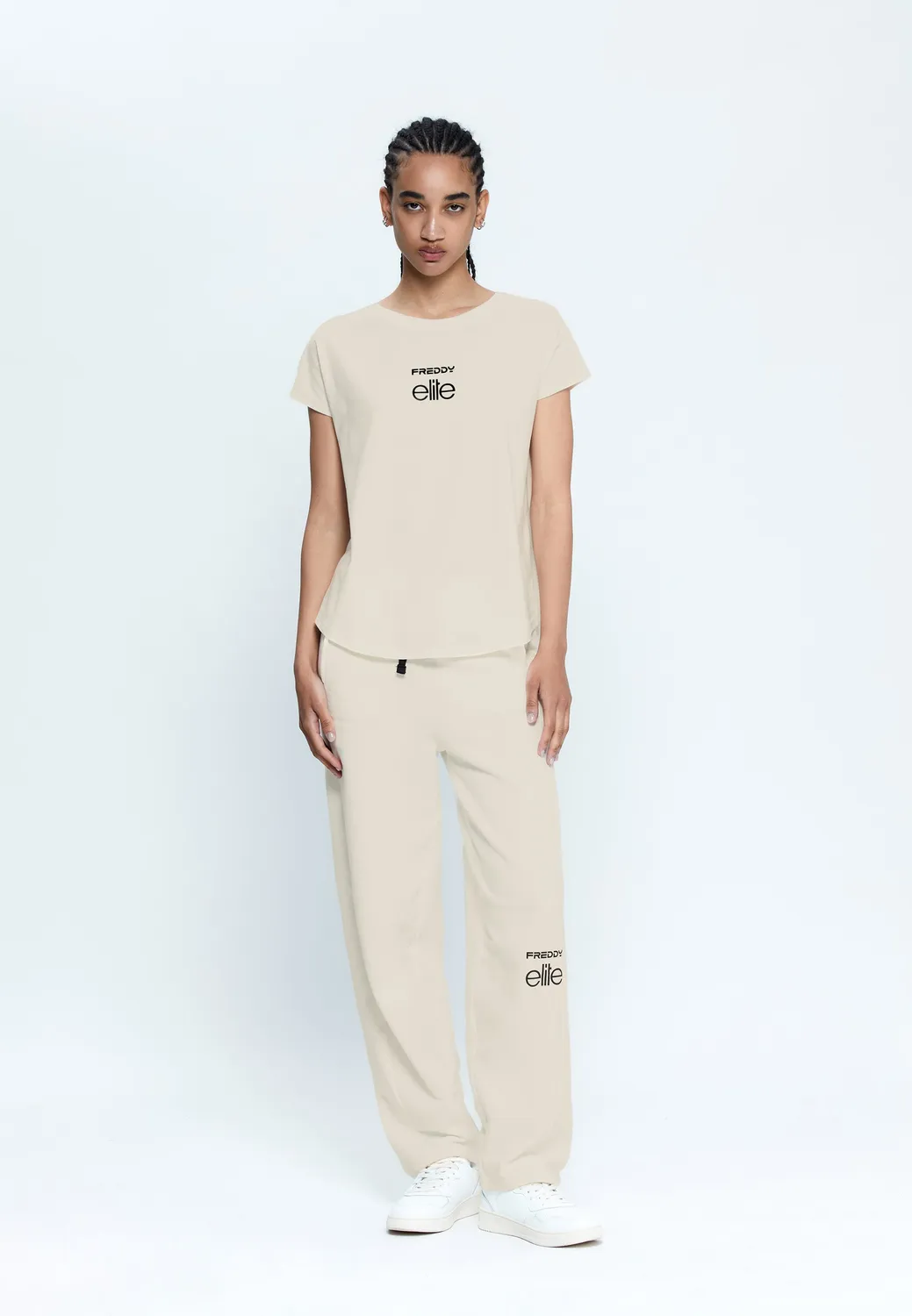 Freddy Elite T-Shirt Crystal Gray beidseitig