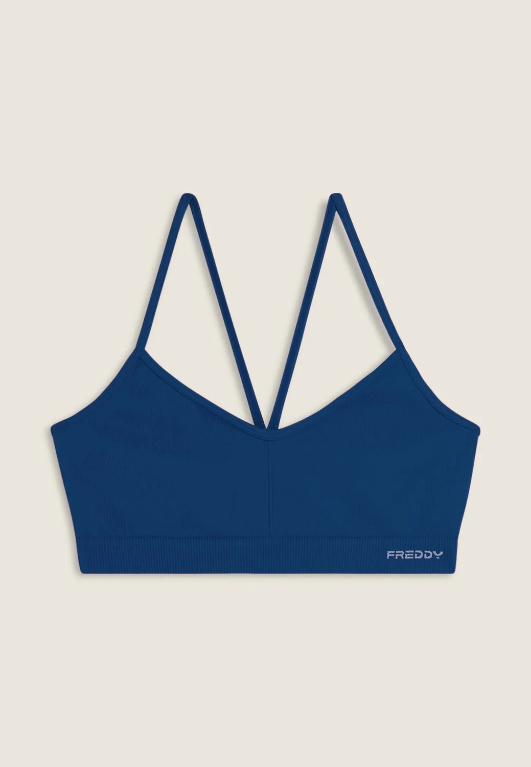 Freddy Seamless Sport-BH gekreuzt Schwarz