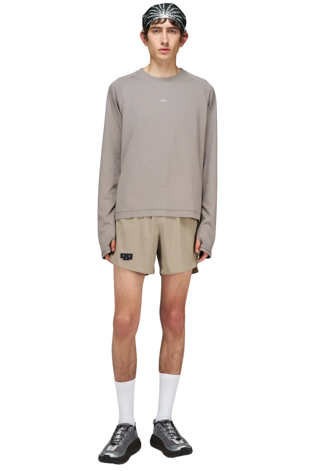 UNNA Look Outside LS Longsleeve Fog Grey Bio-Baumwolle