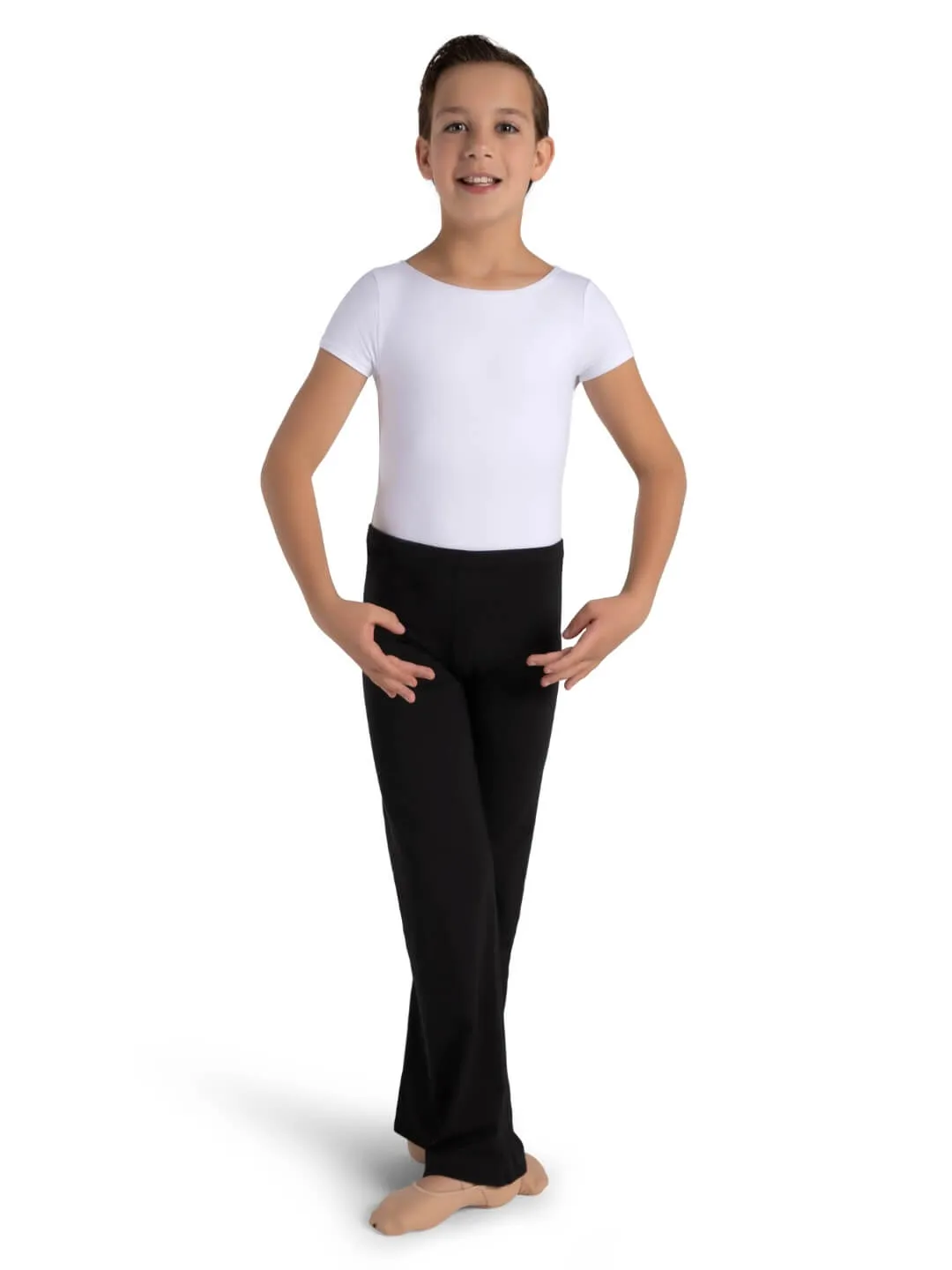 Capezio Studio Collection Pant Tanzhose Jungen Schwarz Stretch