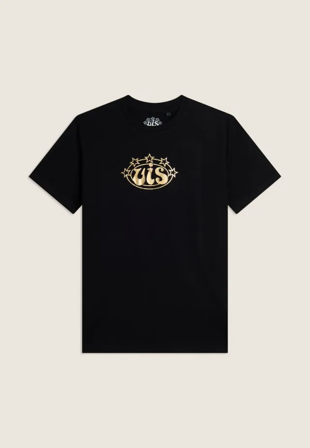 Freddy VIS Box T-Shirt Baumwolle Schwarz Gold