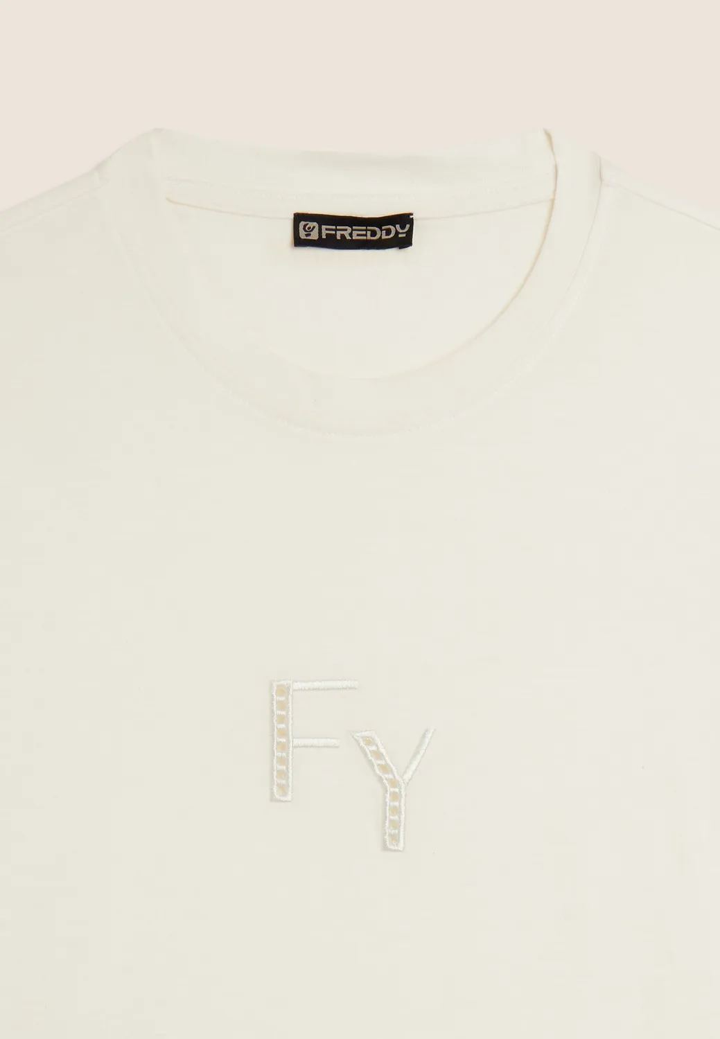 Freddy T-Shirt Logo-Stickerei Zen Blue regular