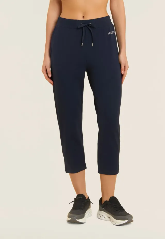 Freddy Capri Sporthose mit Kordelzug Dunkelblau