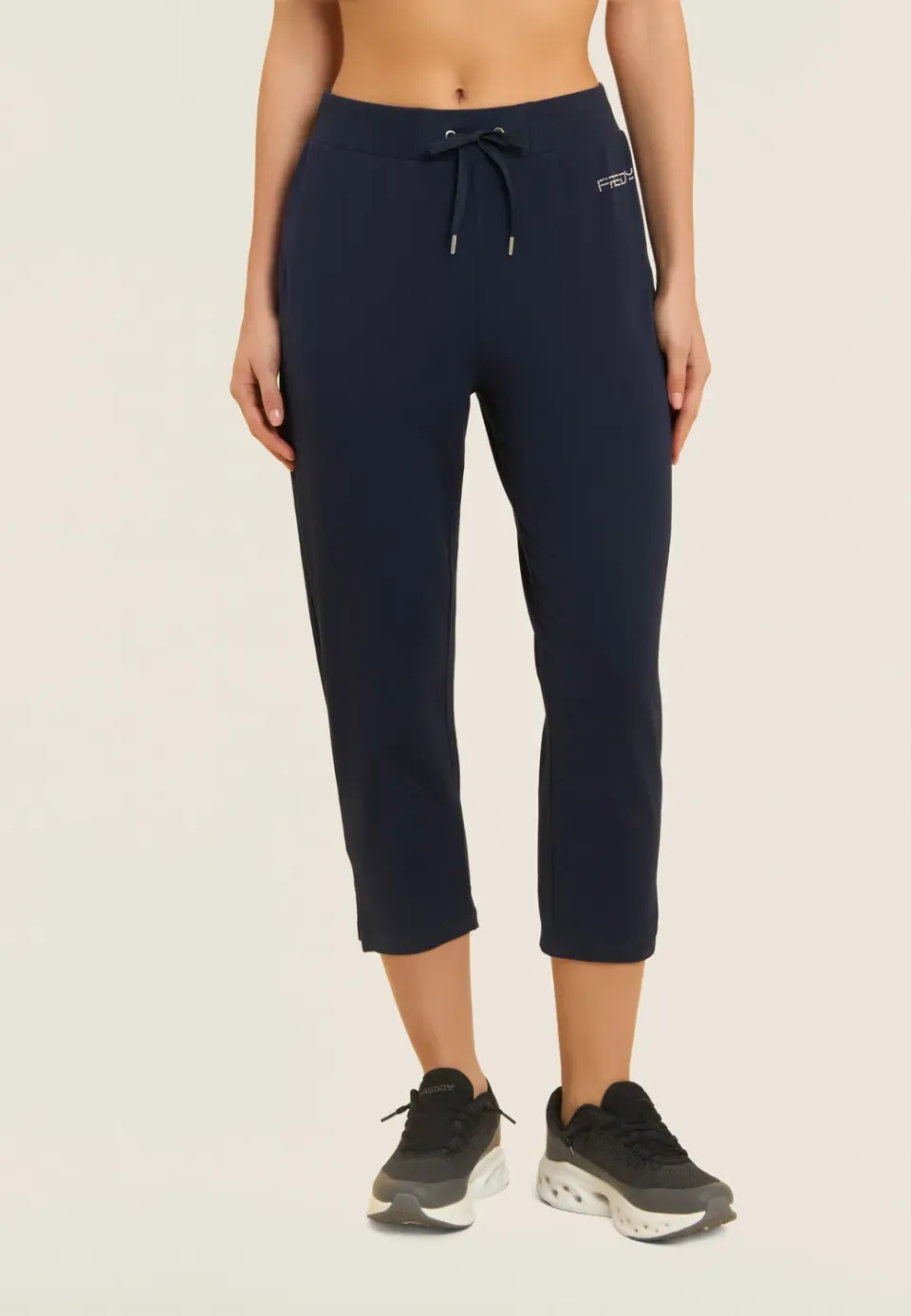 Freddy Capri Sporthose mit Kordelzug Dunkelblau