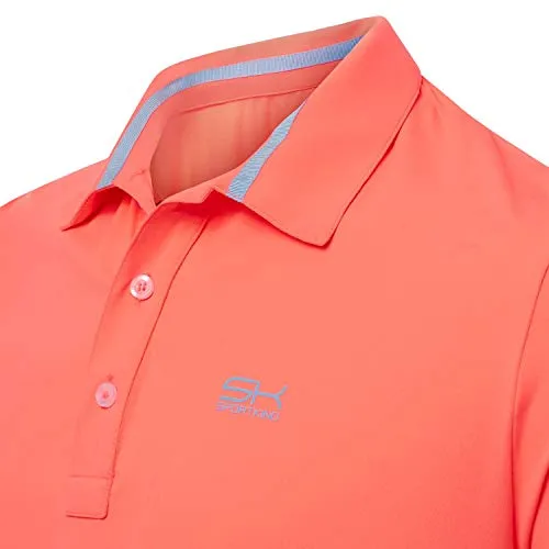 SPORTKIND Funktions Polo neonorange Gr. 116 UV-Schutz