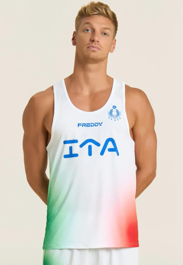 Freddy Italia Beach Volley Tanktop Herren Azzurro UV50+