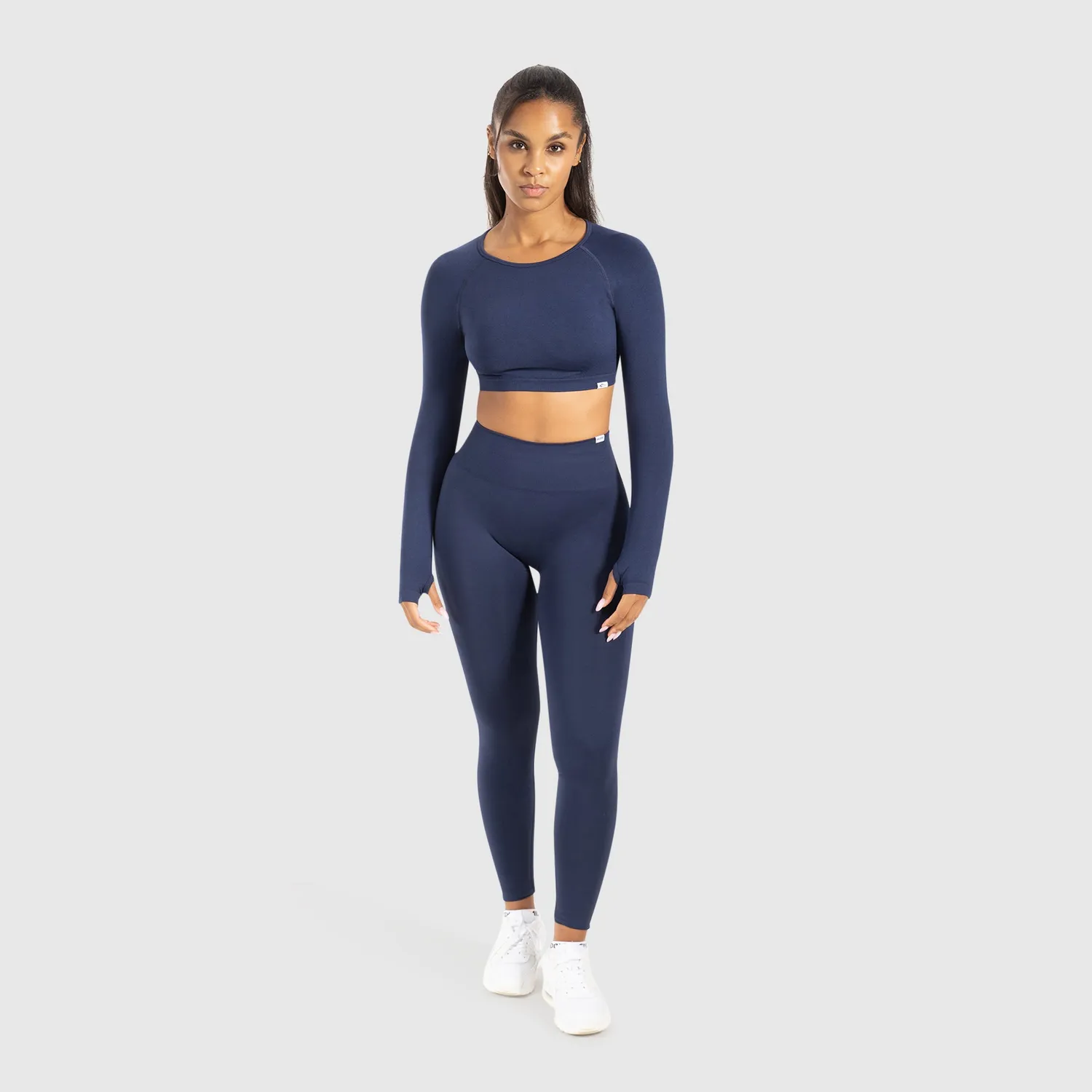 Smilodox Lunara Linnea Longsleeve Schwarz Shaped Fit