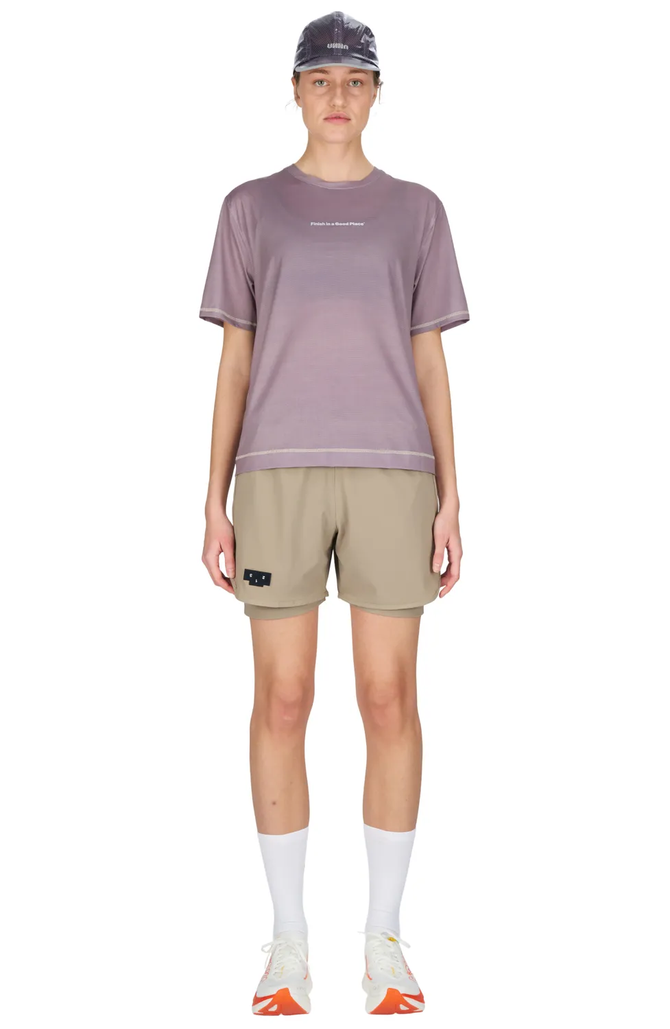 UNNA Flow Shorts 5 Laufshorts Warm Sand
