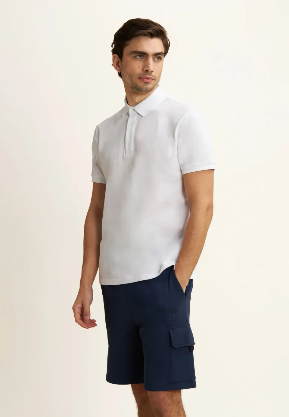 Freddy Poloshirt Schwarz Piquet Baumwolle Regular