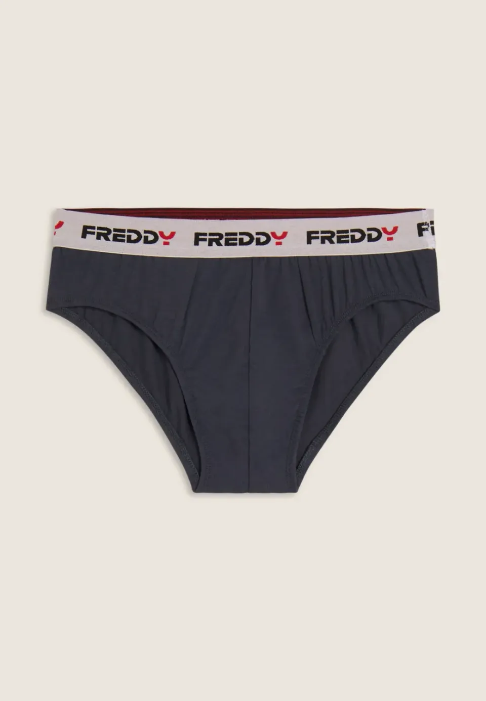 Freddy Jacquard Logo Slip Herren Navy Kontrastbund